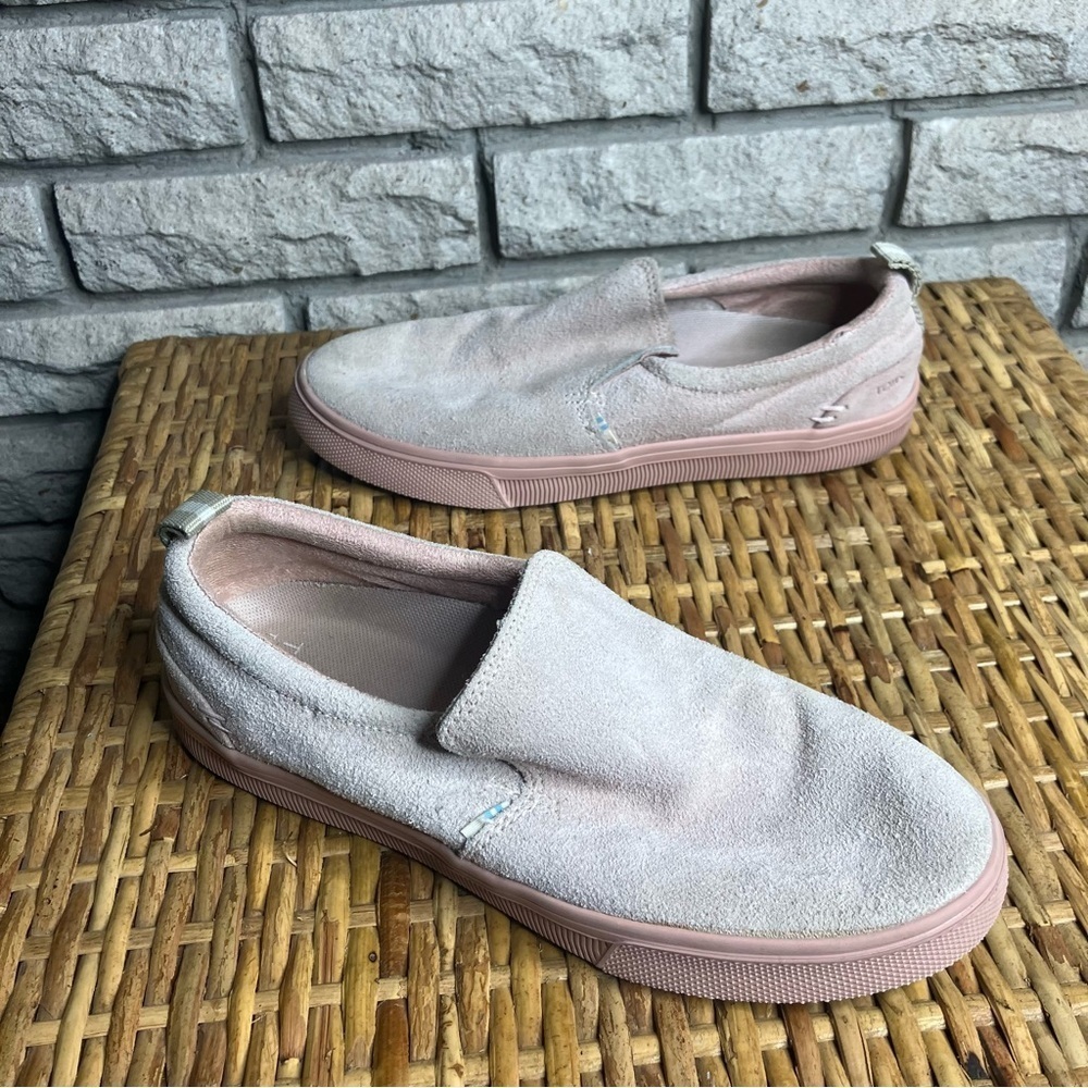Tom’s Suede Slip On Sneaker Shoe